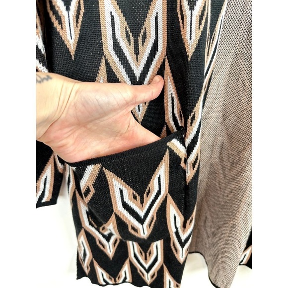 NWOT Cotton Emporium Western Print Cardigan size MED - Picture 4 of 6